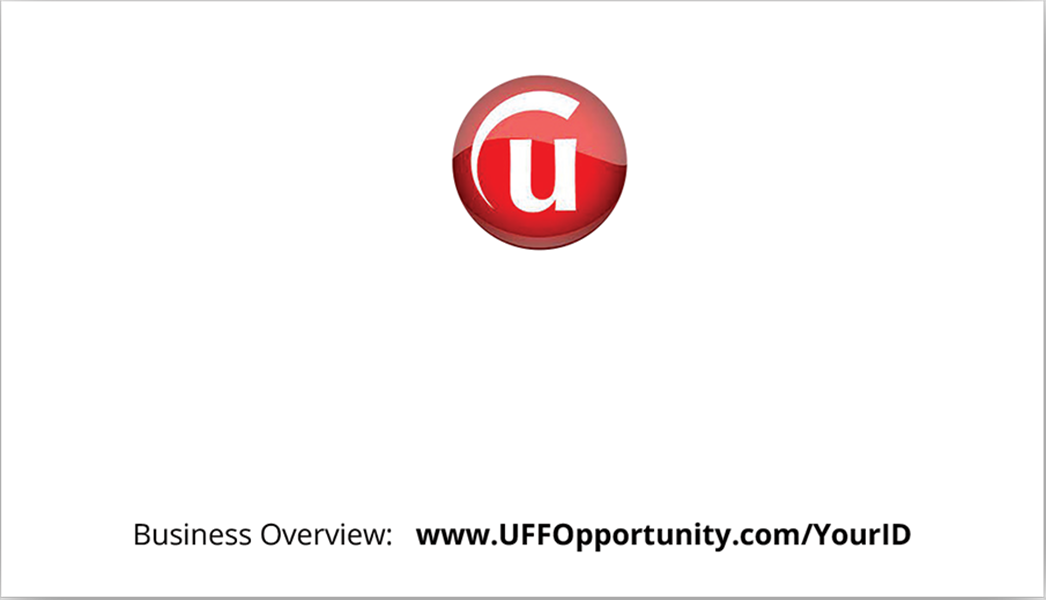 United Financial Freedom business card — back